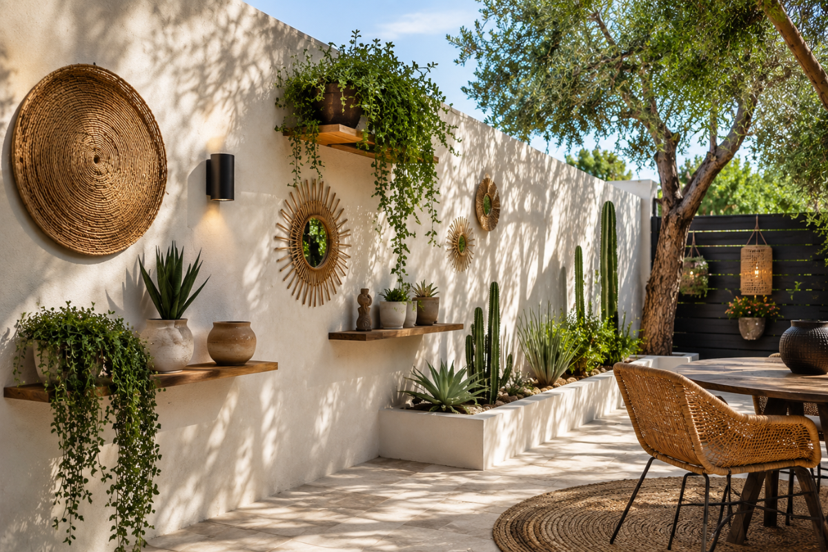 Comment décorer un mur de jardin : nos meilleures astuces déco