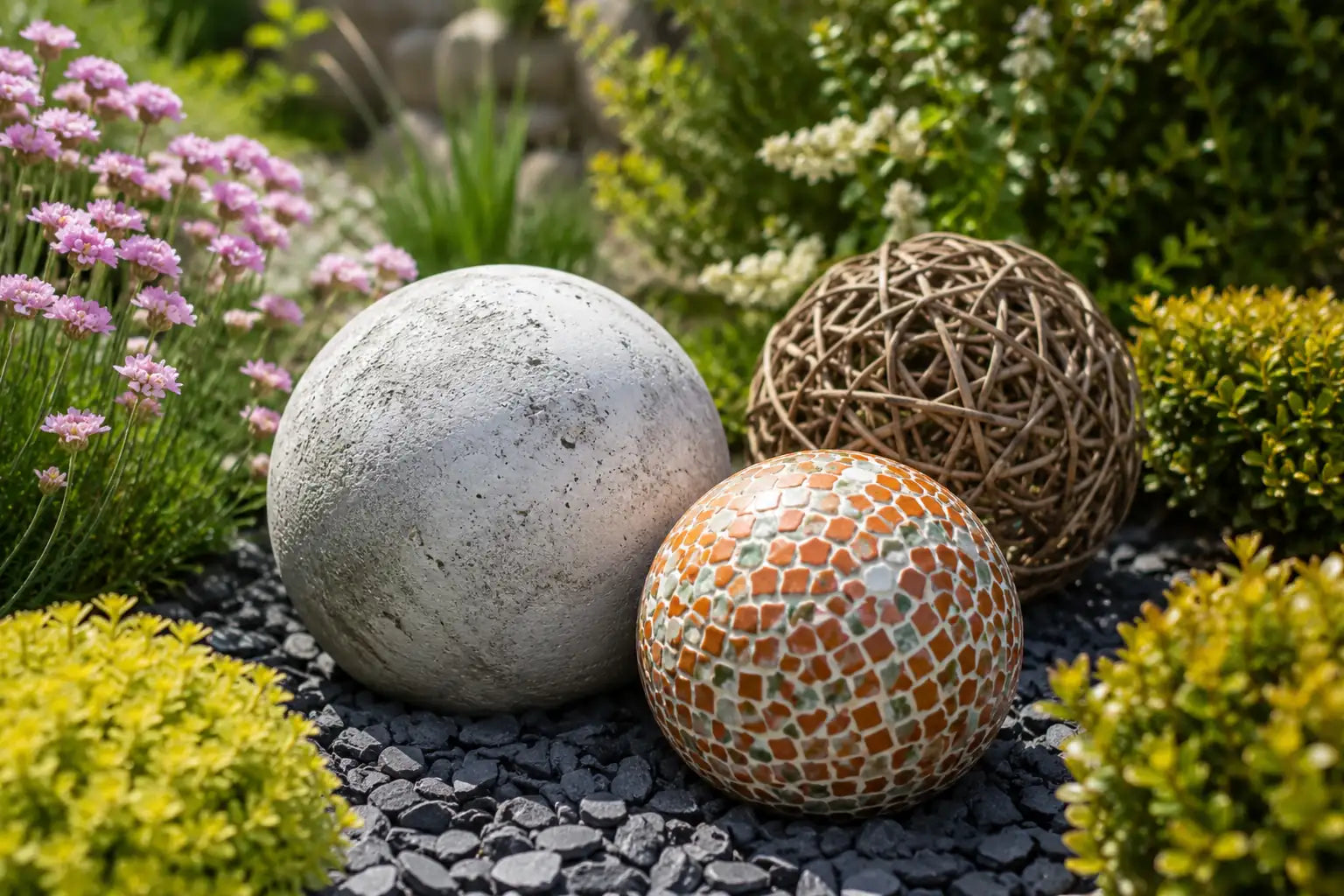 comment fabriquer boules decoratives de jardin
