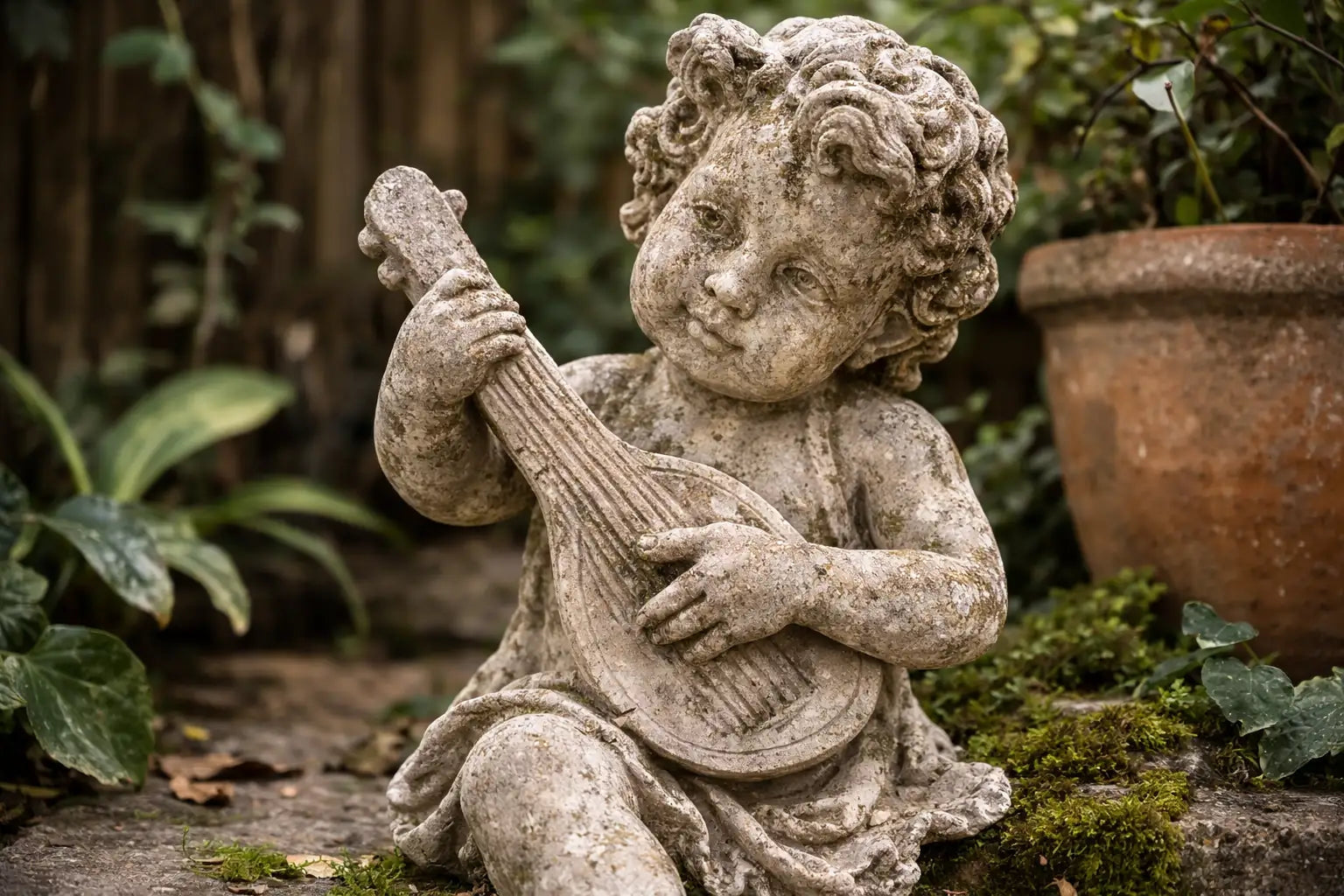 Comment nettoyer des statues de jardin ? Le guide complet par matériau