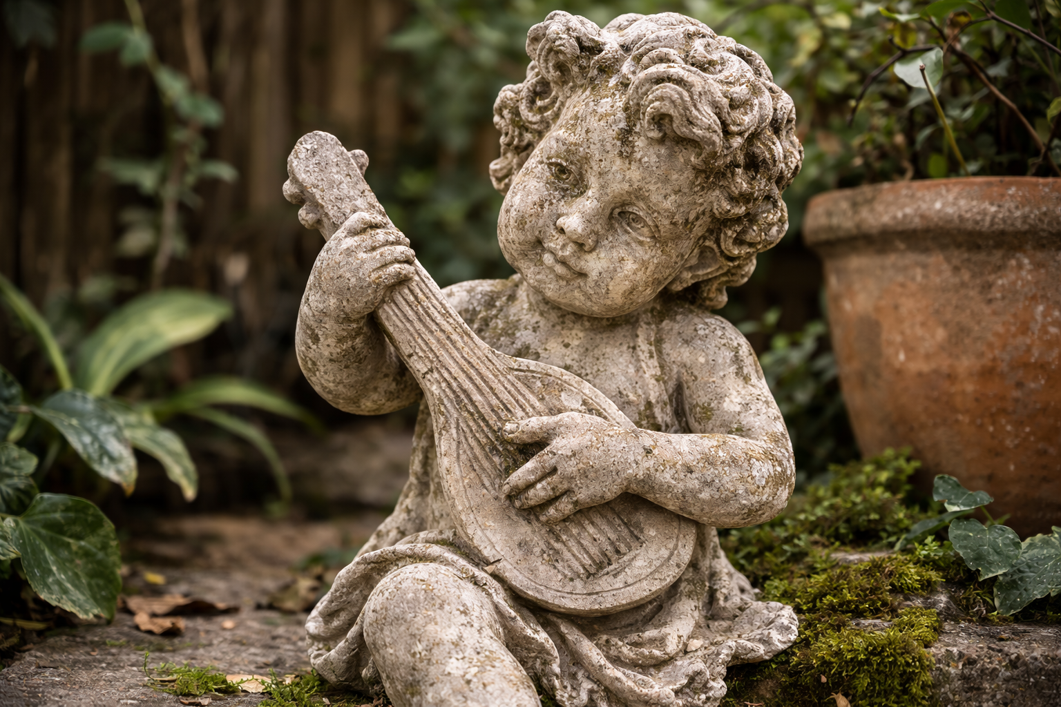 comment nettoyer des statues de jardin