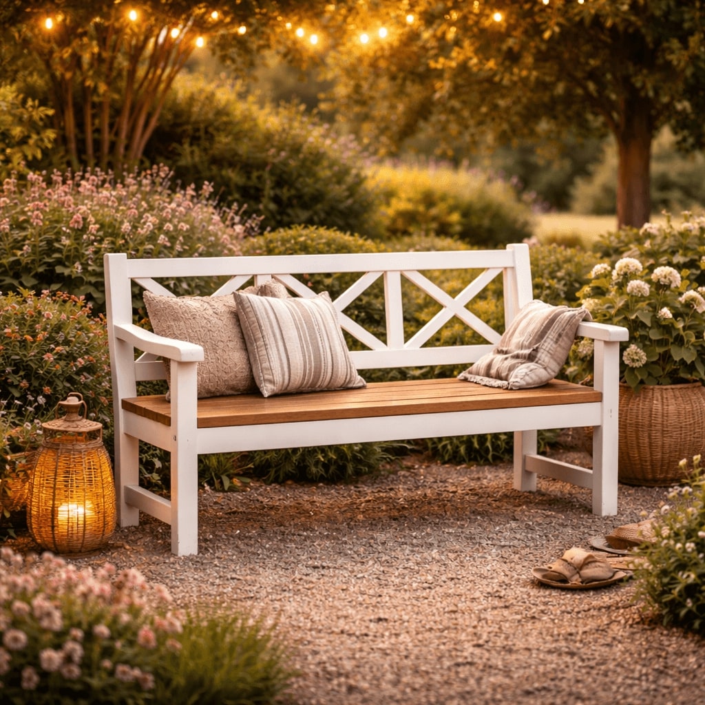 Banc de jardin extérieur design pour terrasse et jardin – Jardin d’Orée