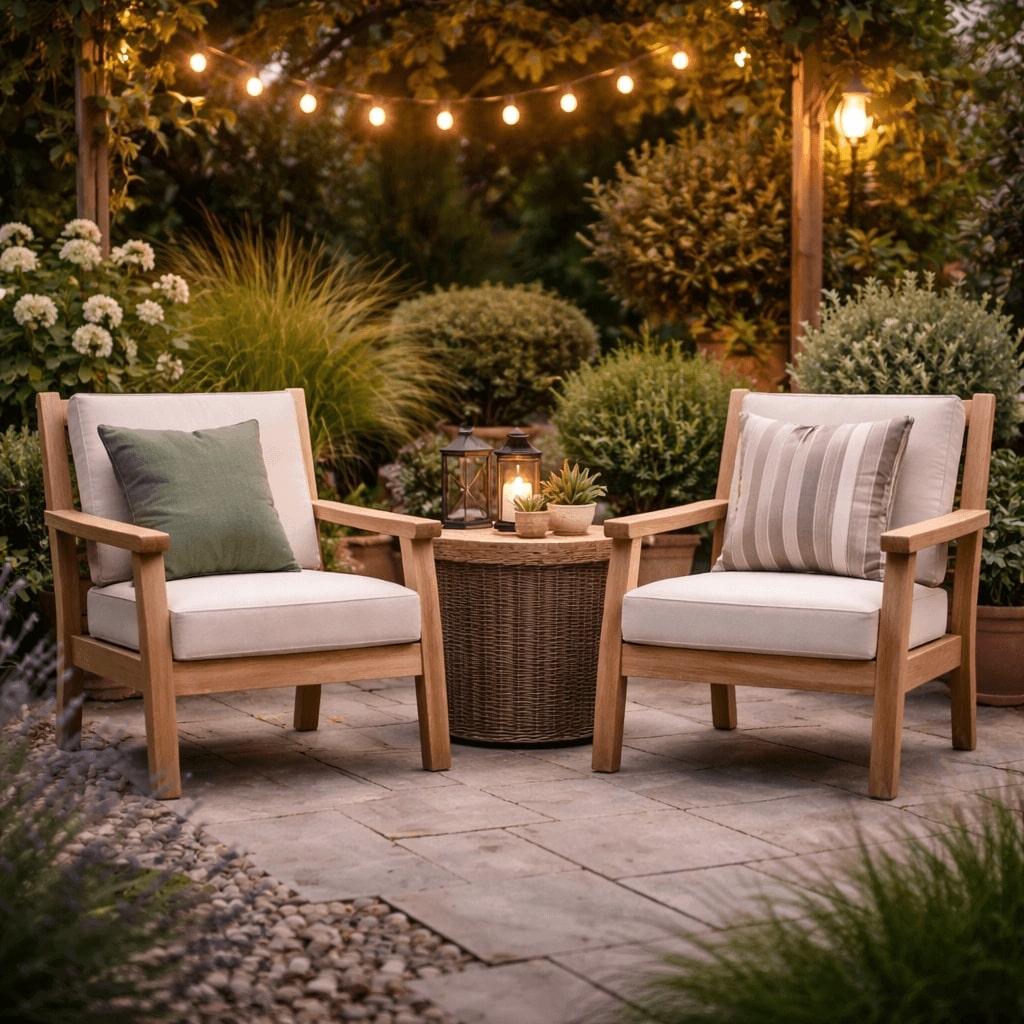 Chaise de jardin extérieure confortable et design – Jardin d’Orée