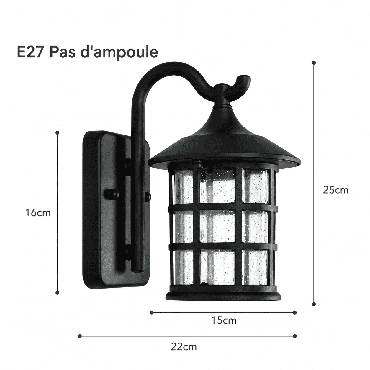 Applique murale led extérieur Jardin d'Orée