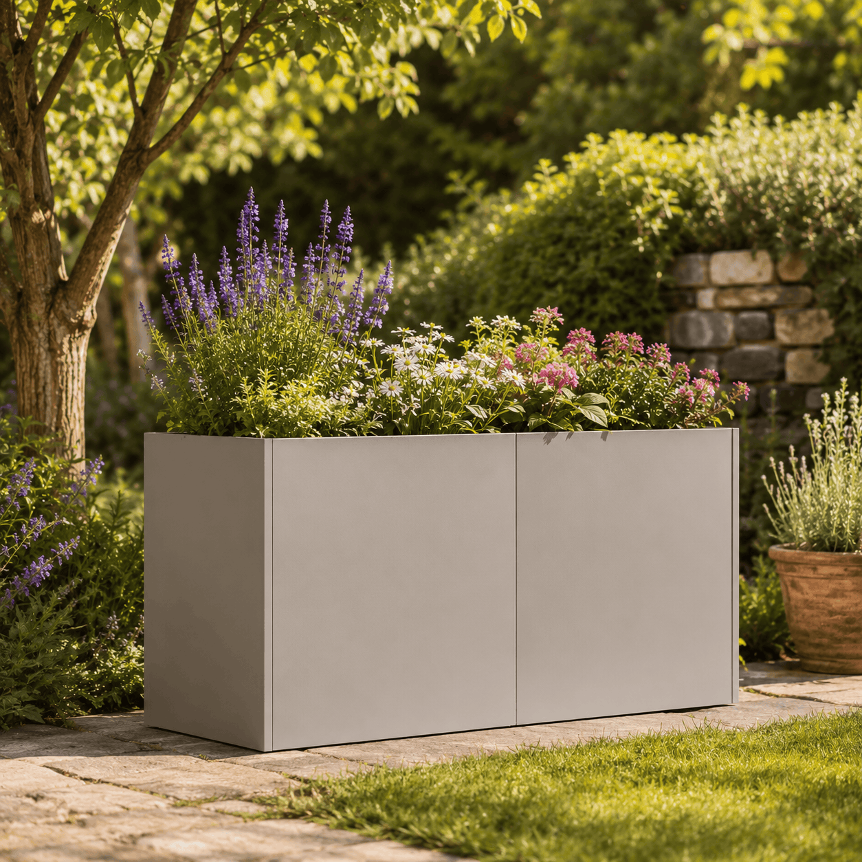 jardinière acier Jardin d'Orée