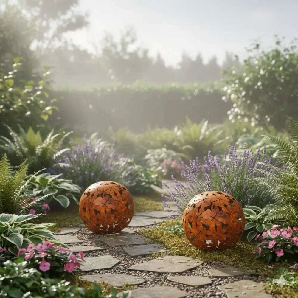 Déco jardin boule