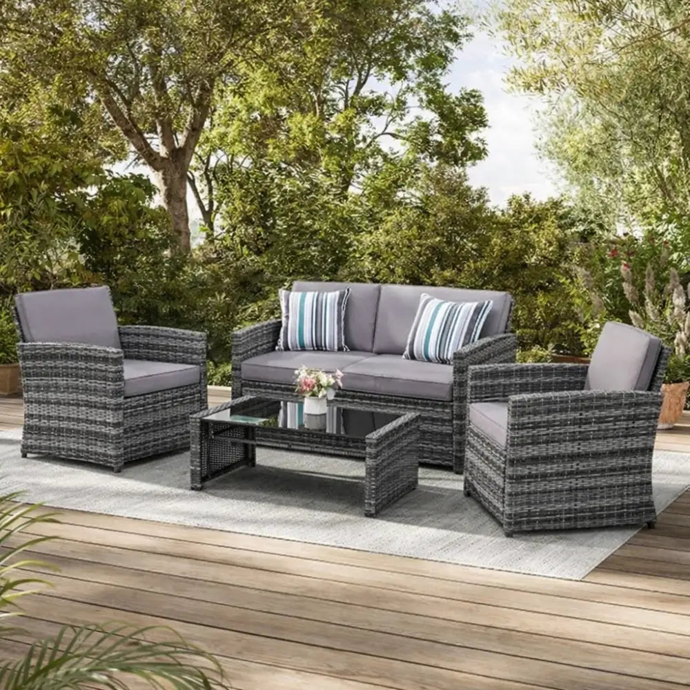 Ensemble salon de jardin plastique