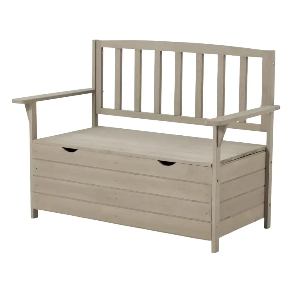 Banc de jardin avec rangement