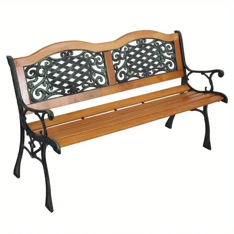 Banc de jardin bois fonte