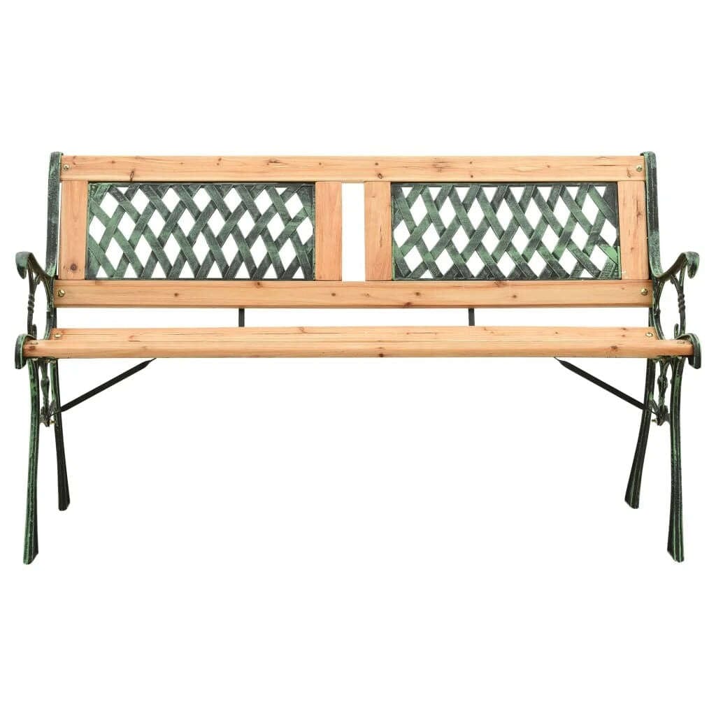 Banc de jardin bois metal Jardin d'Orée