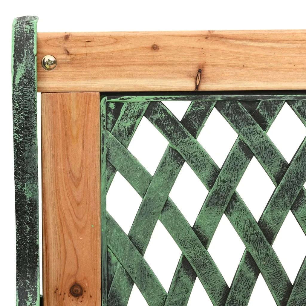 Banc de jardin bois metal Jardin d'Orée