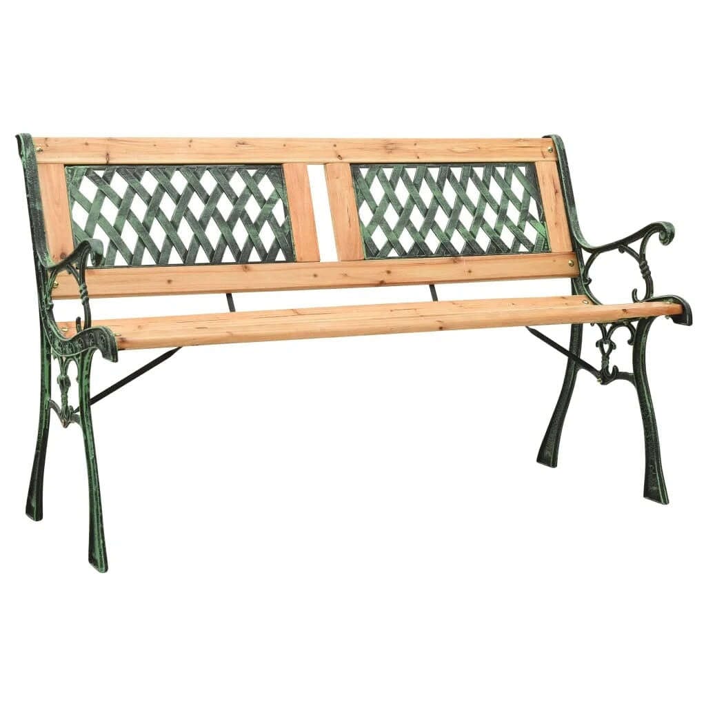 Banc de jardin bois metal Jardin d'Orée