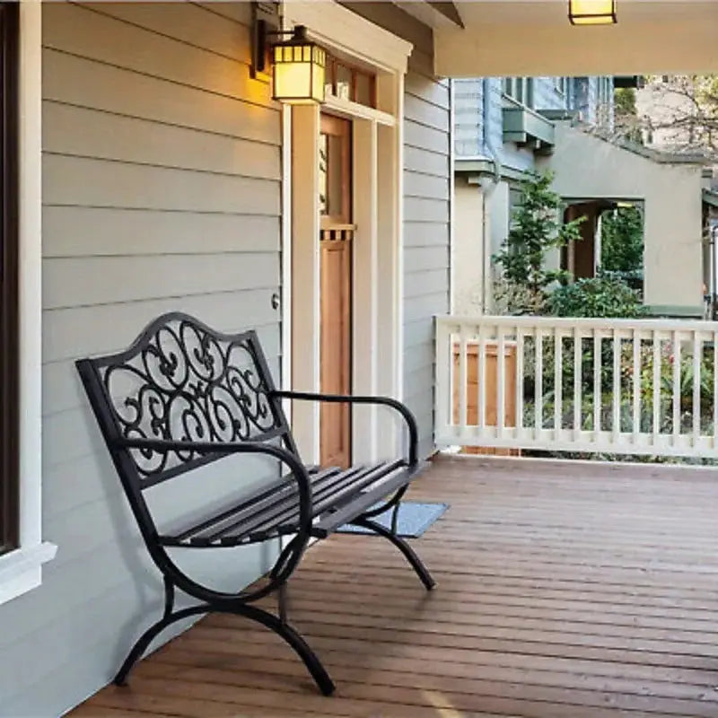 Banc de jardin en métal