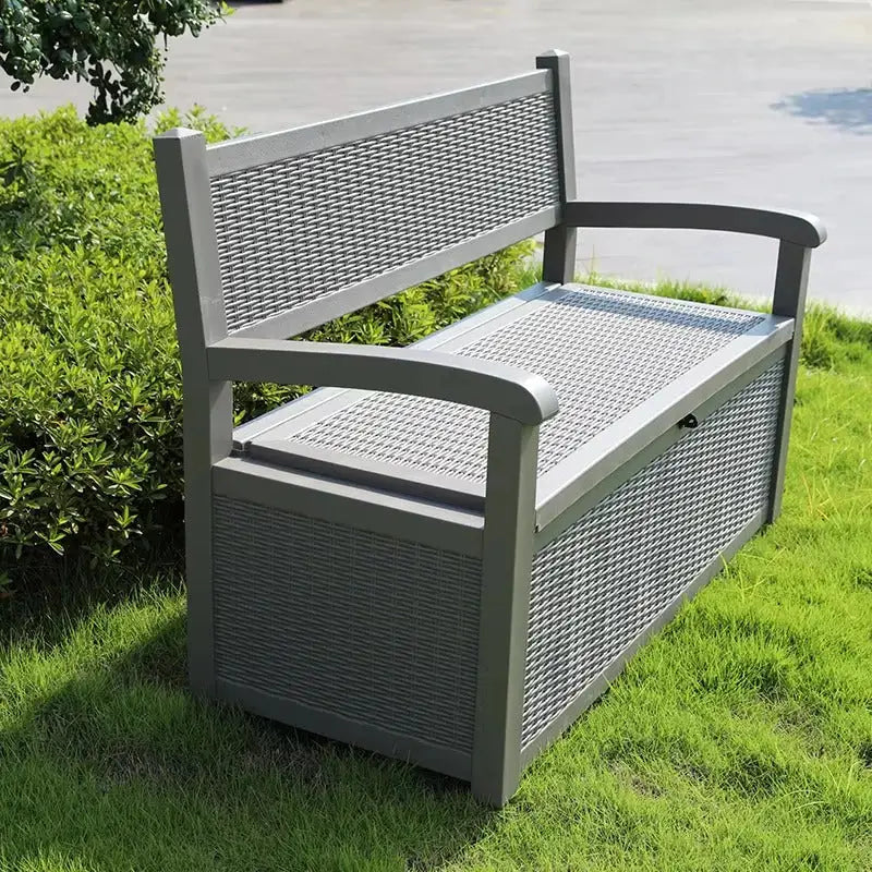 Banc de jardin rangement