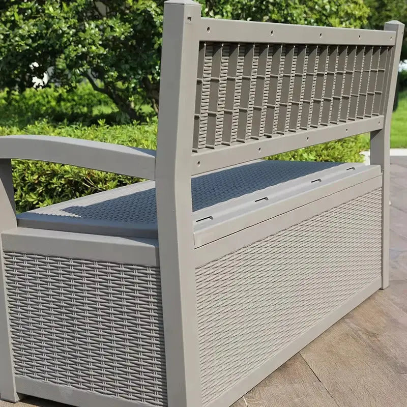 Banc de jardin rangement
