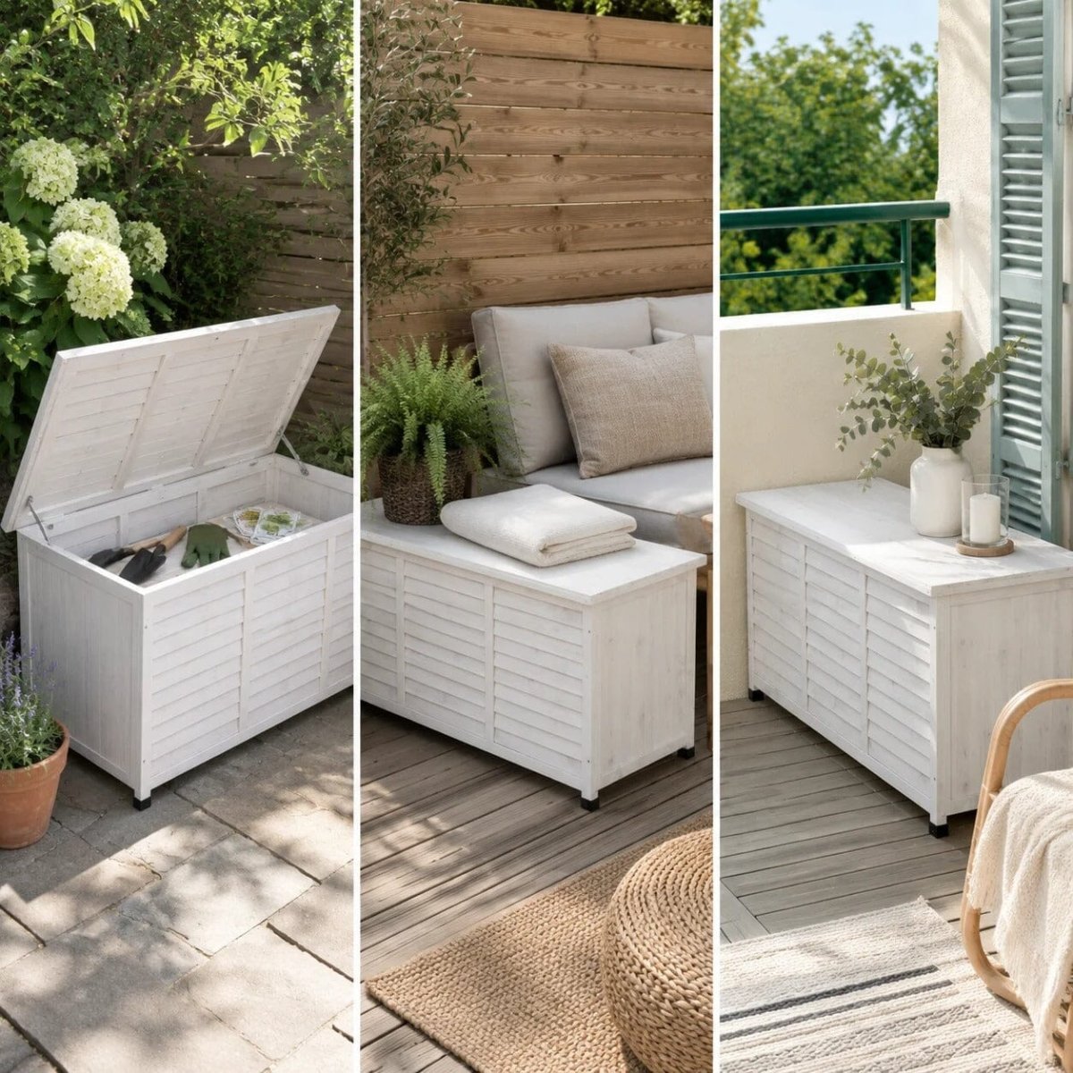 Banc de rangement de jardin Jardin d'Orée