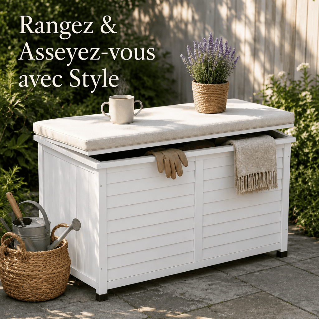 Banc de rangement de jardin Jardin d'Orée