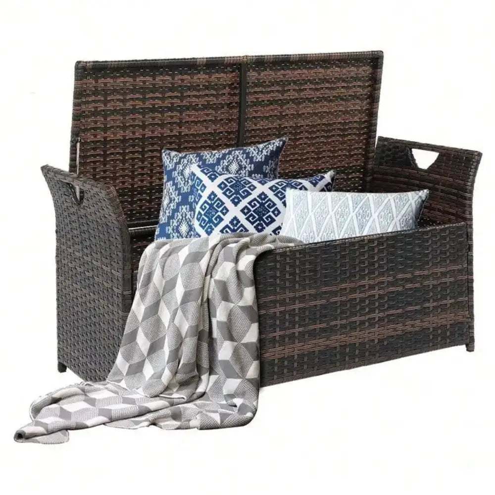 Banc de rangement pour jardin