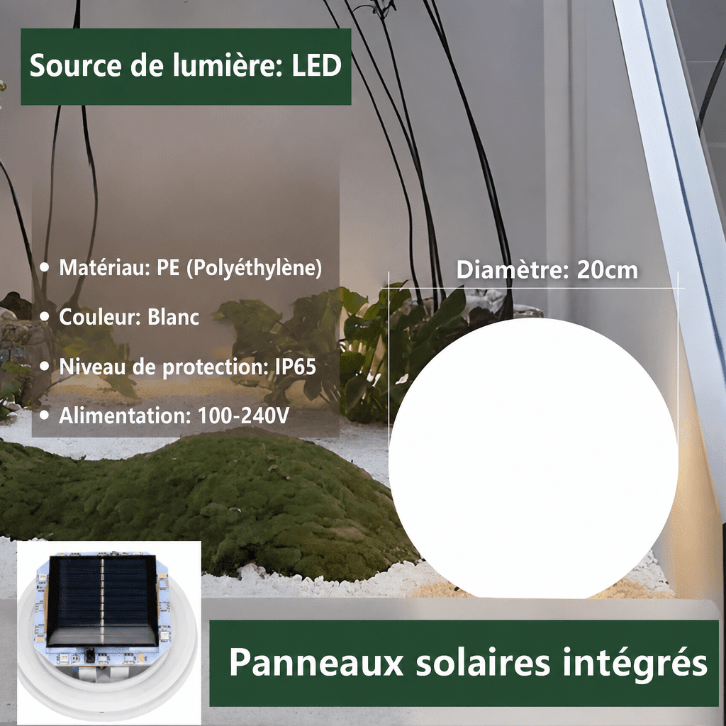 Boule led Jardin d'Orée