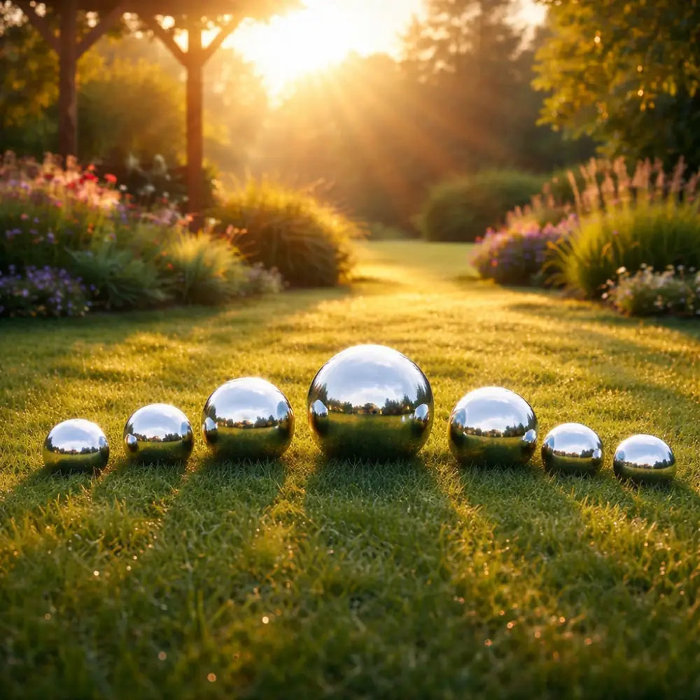 Boules déco jardin