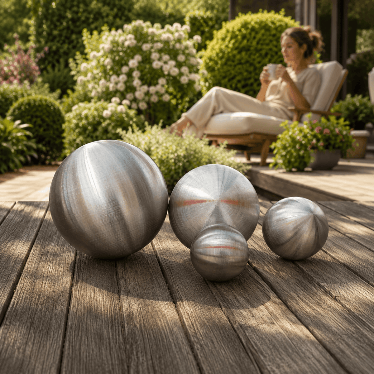Boules déco pour jardin Jardin d'Orée