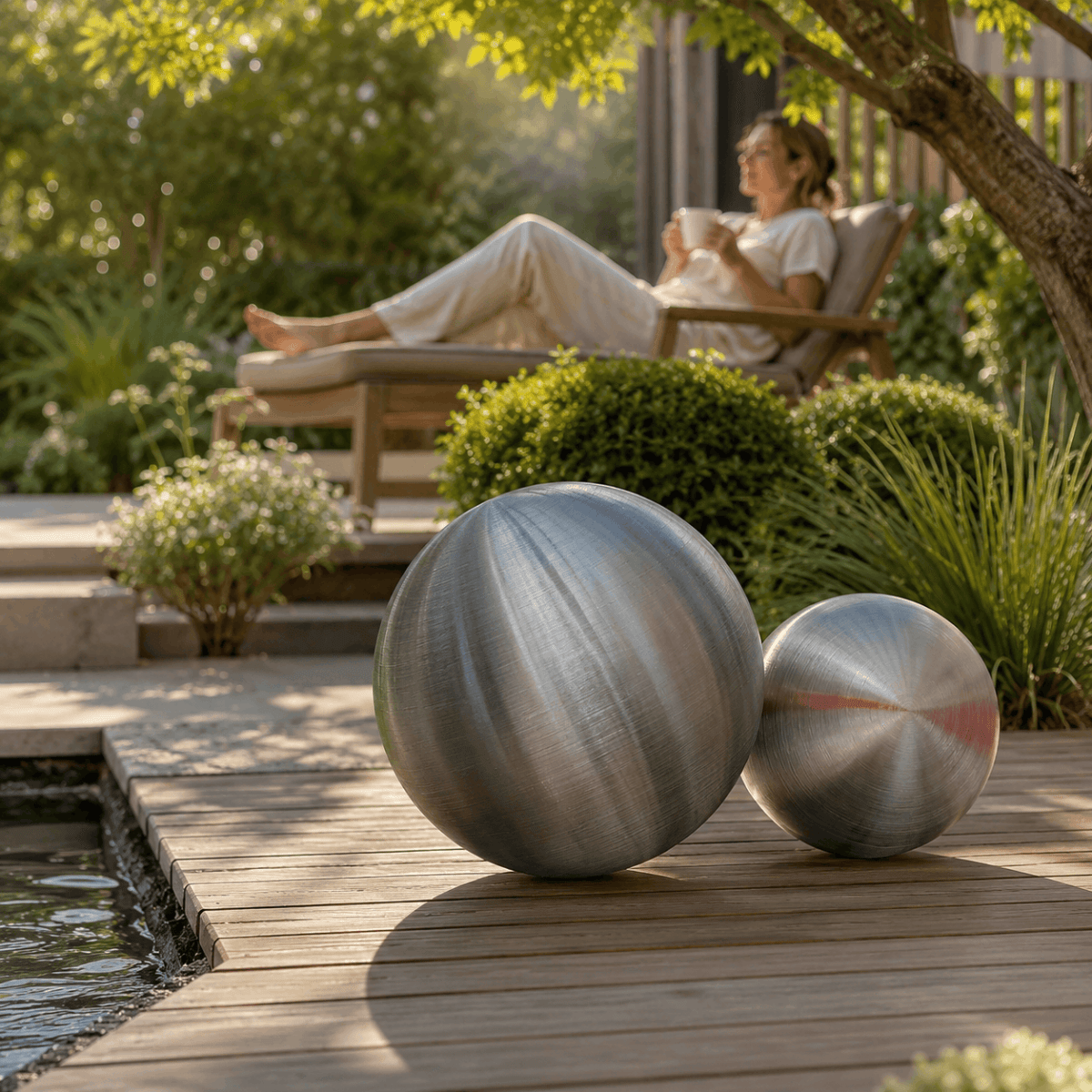 Boules déco pour jardin Jardin d'Orée