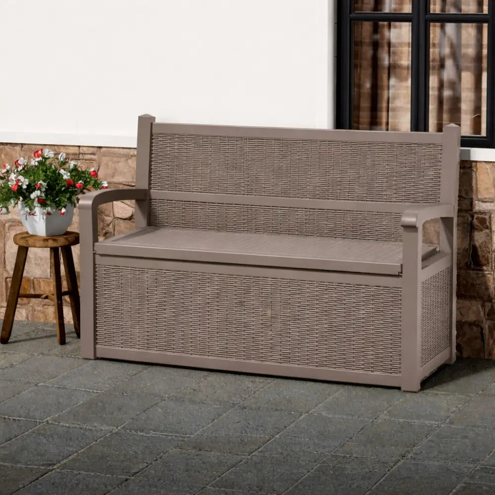 Coffre et banc de jardin