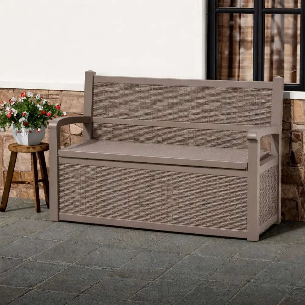 Coffre et banc de jardin