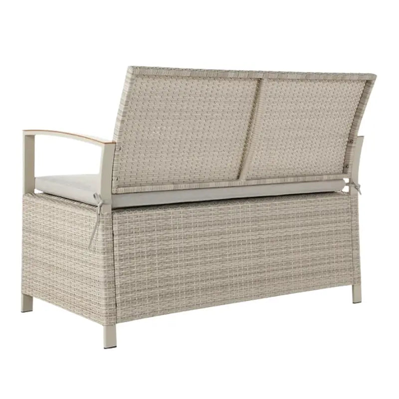 Coffre et banc de rangement exterieur