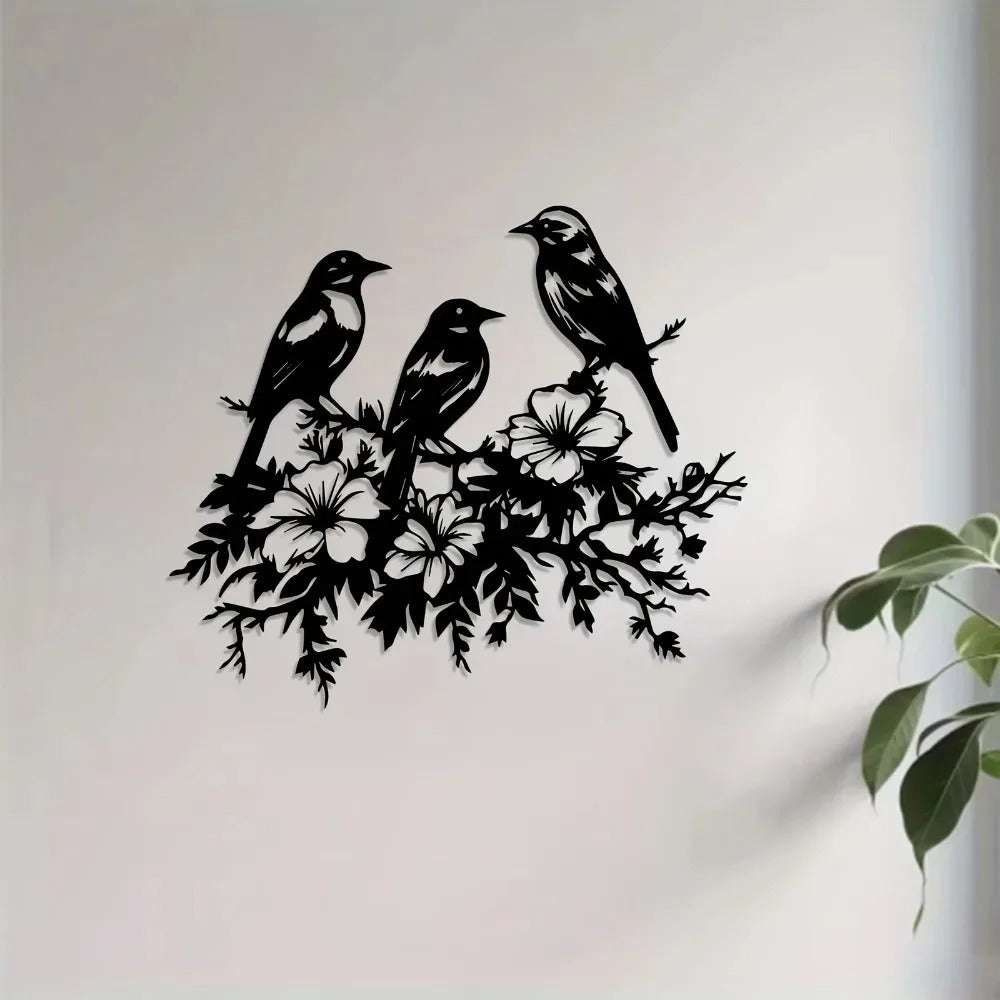 Décoration murale extérieur aluminium Jardin d'Orée