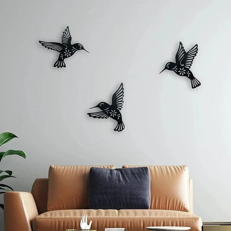 Décor mural extérieur jardin oiseaux Jardin d'Orée