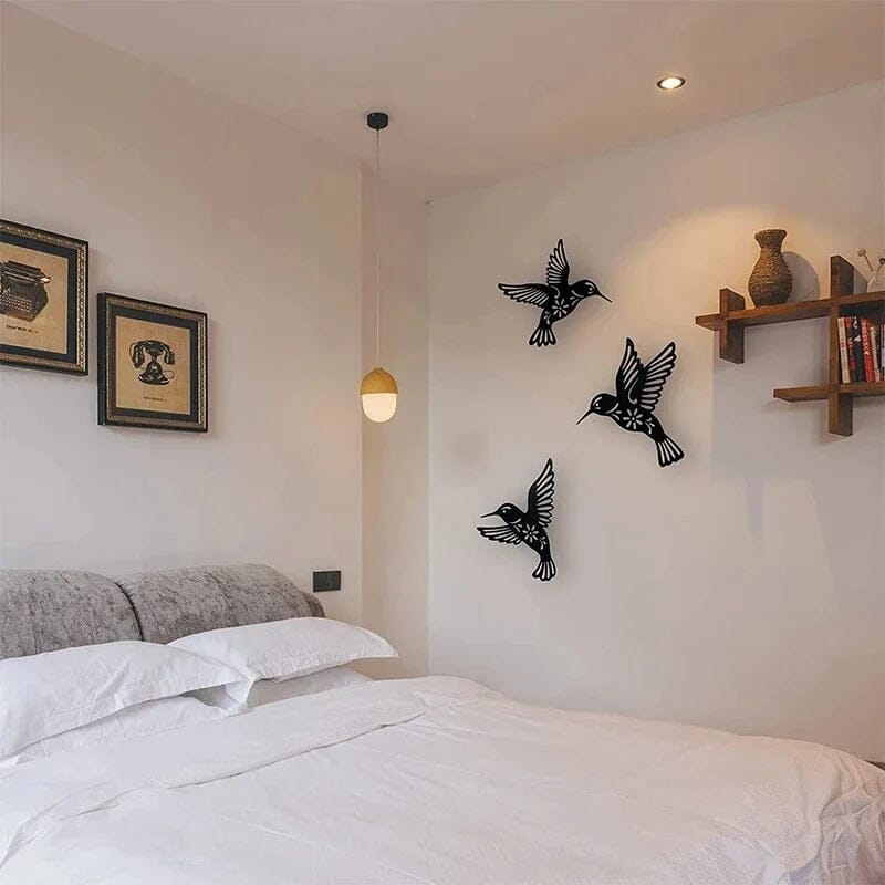 Décor mural extérieur jardin oiseaux Jardin d'Orée