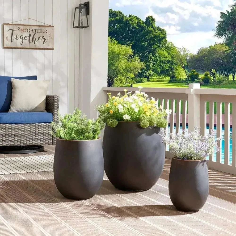 Grand pot de fleur design extérieur Jardin d'Orée