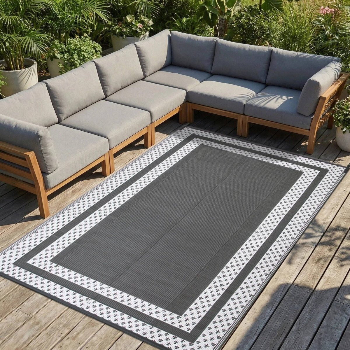 Grand tapis d'extérieur Jardin d'Orée