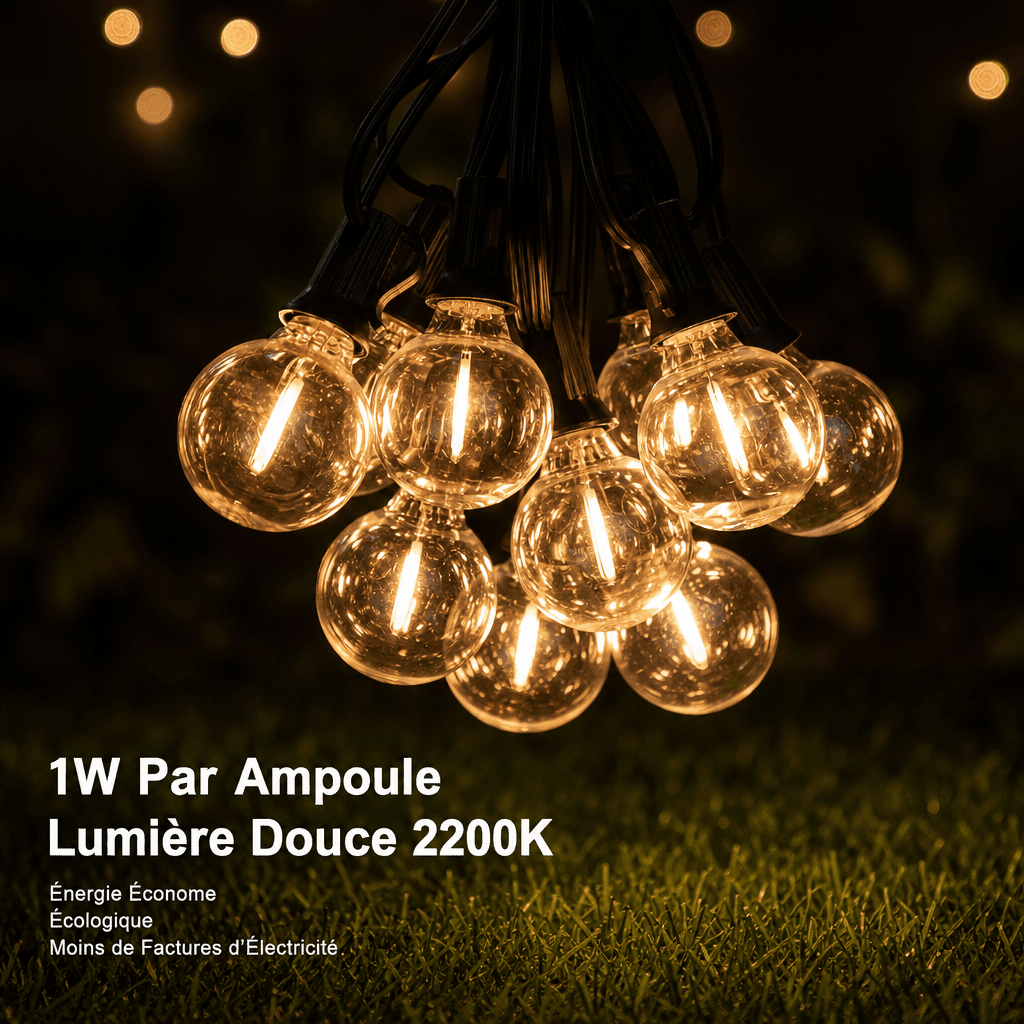 Guirlande lumineuse extérieur led Jardin d'Orée