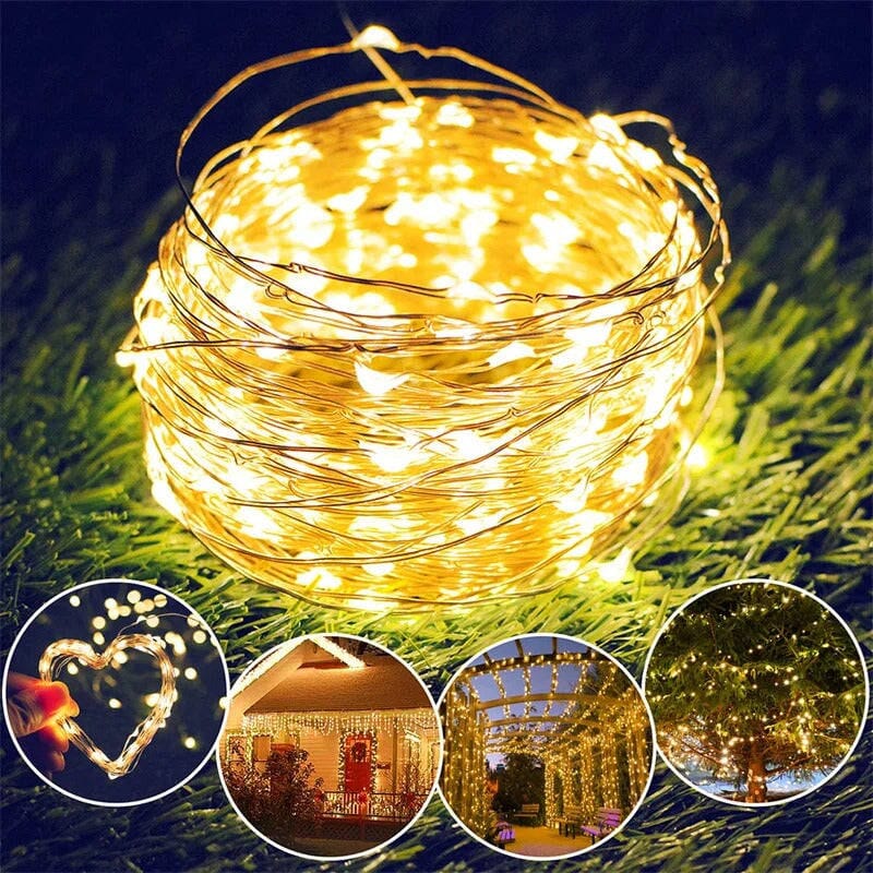 Guirlande lumineuse extérieure led raccordable Jardin d'Orée