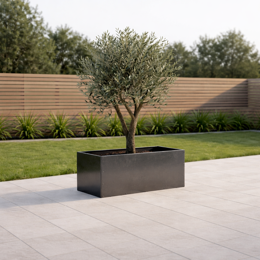 Jardinière rectangulaire extérieur