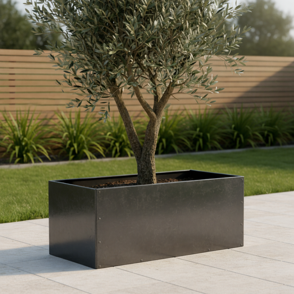 Jardinière rectangulaire extérieur