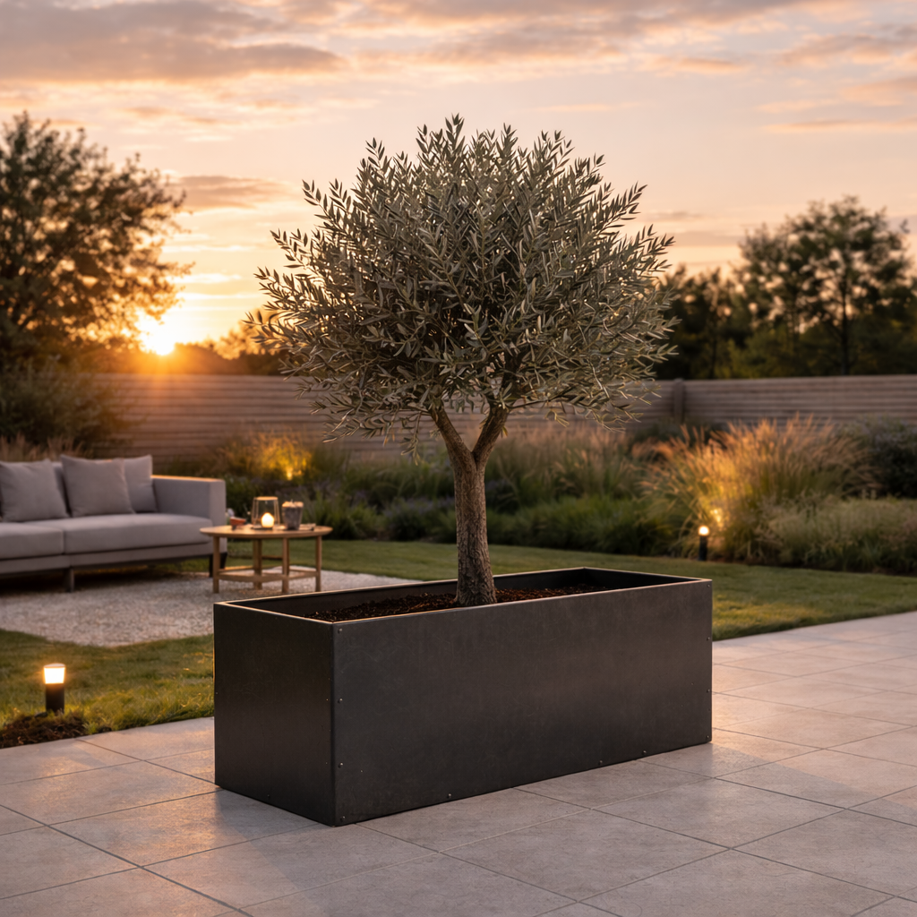 Jardinière rectangulaire extérieur