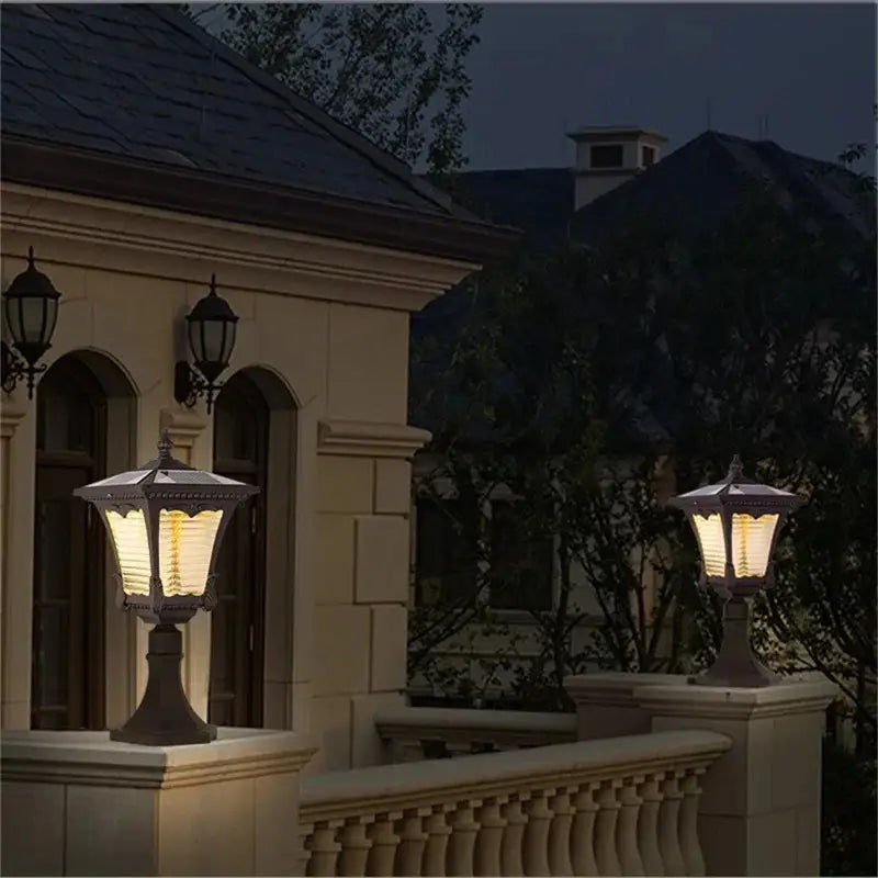 Lampadaire led solaire extérieur