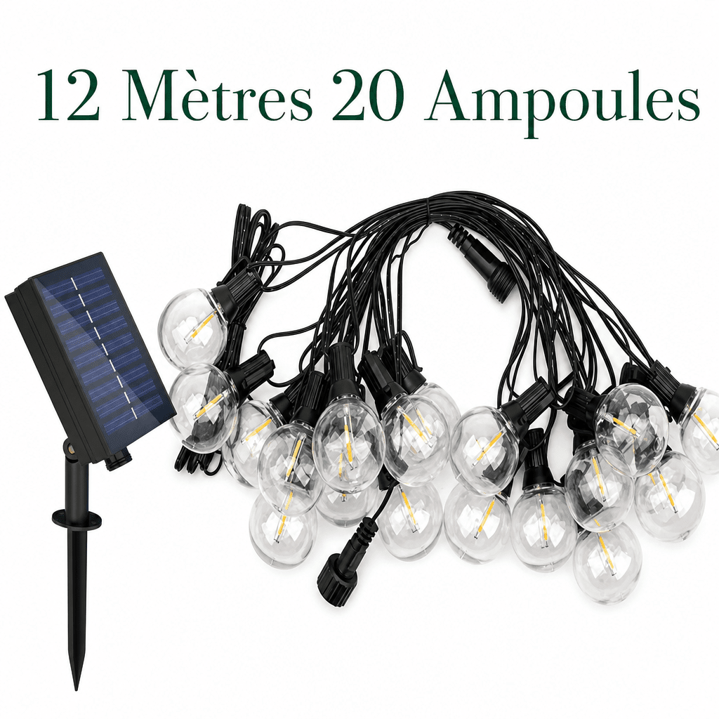 Led guirlande lumineuse extérieur Jardin d'Orée