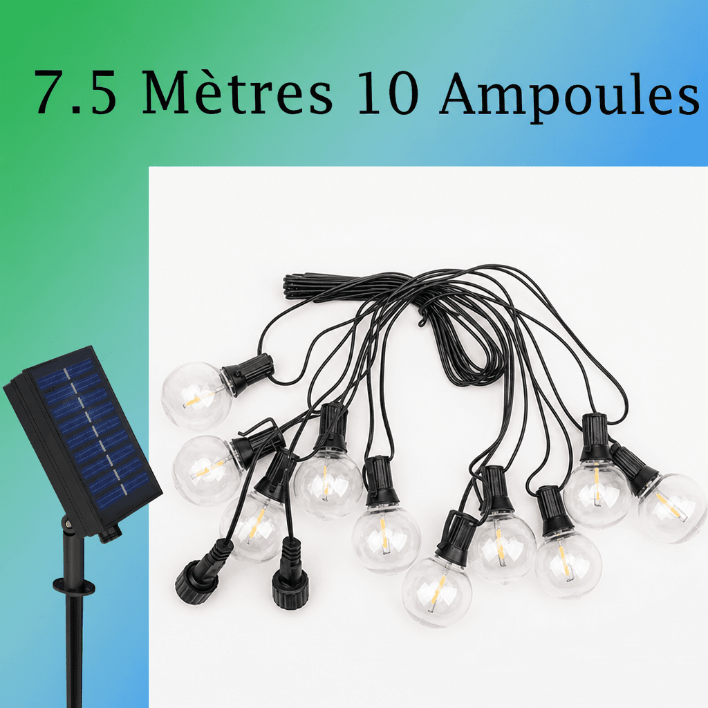 Led guirlande lumineuse extérieur Jardin d'Orée