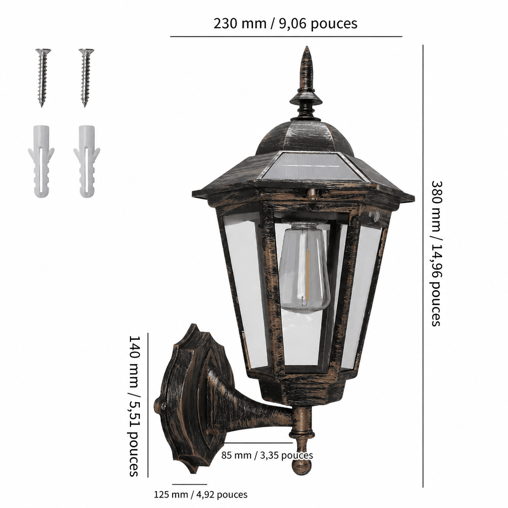 Lampadaire vintage extérieur Jardin d'Orée