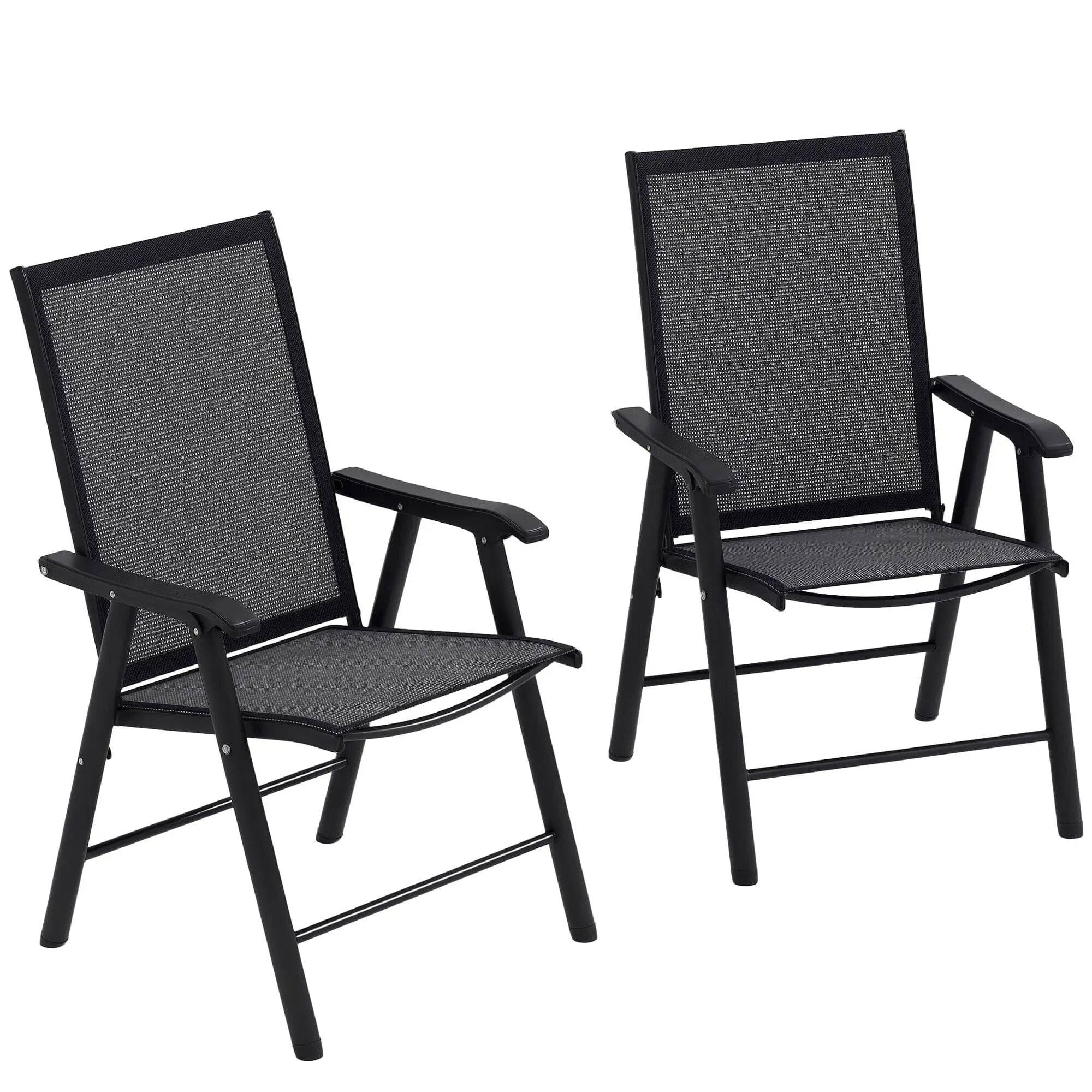 Lot de 4 chaises de jardin pliantes Jardin d'Orée
