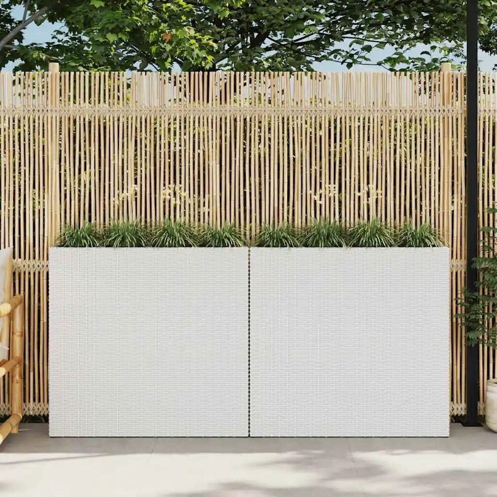 Jardinière blanche extérieur Jardin d'Orée
