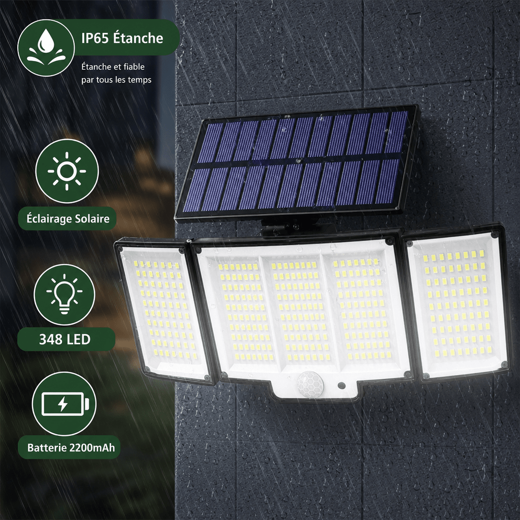 Projecteur led extérieur solaire Jardin d'Orée