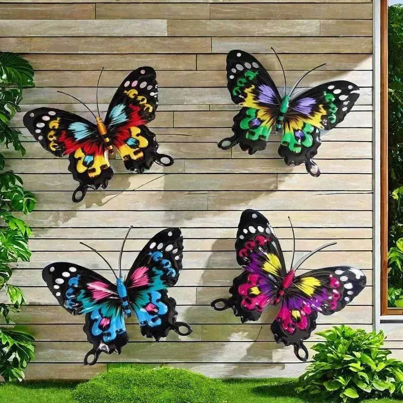 Papillon décoration murale extérieure