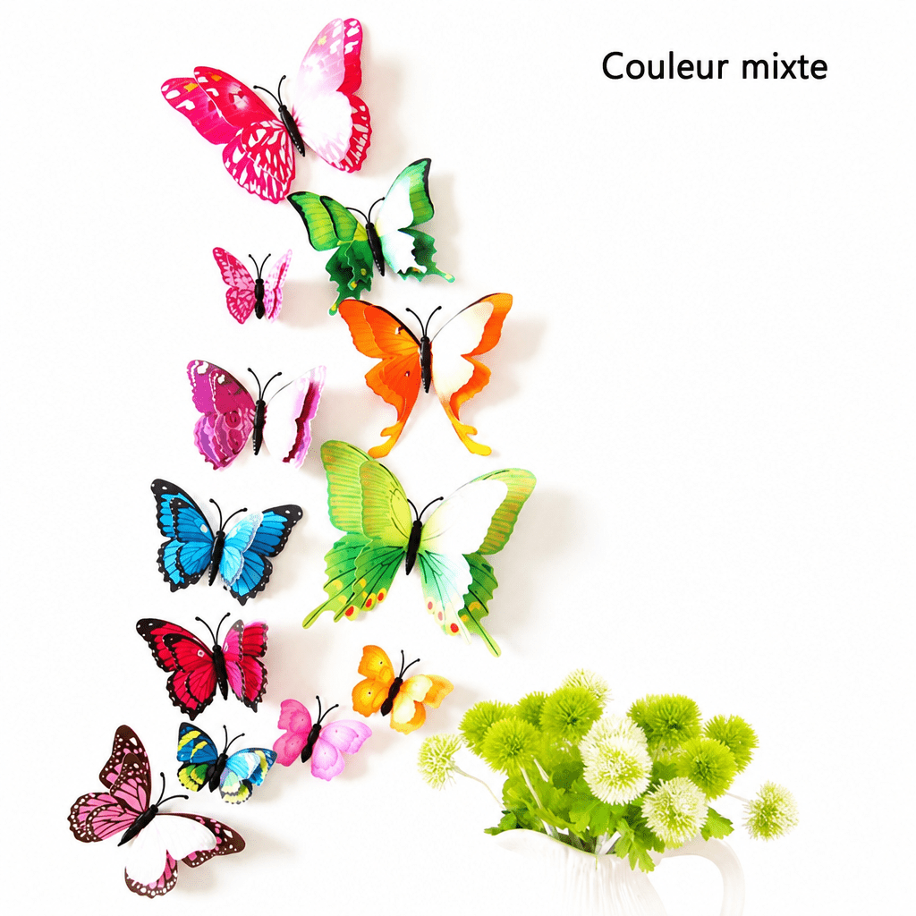 Papillon décoration murale extérieur Jardin d'Orée