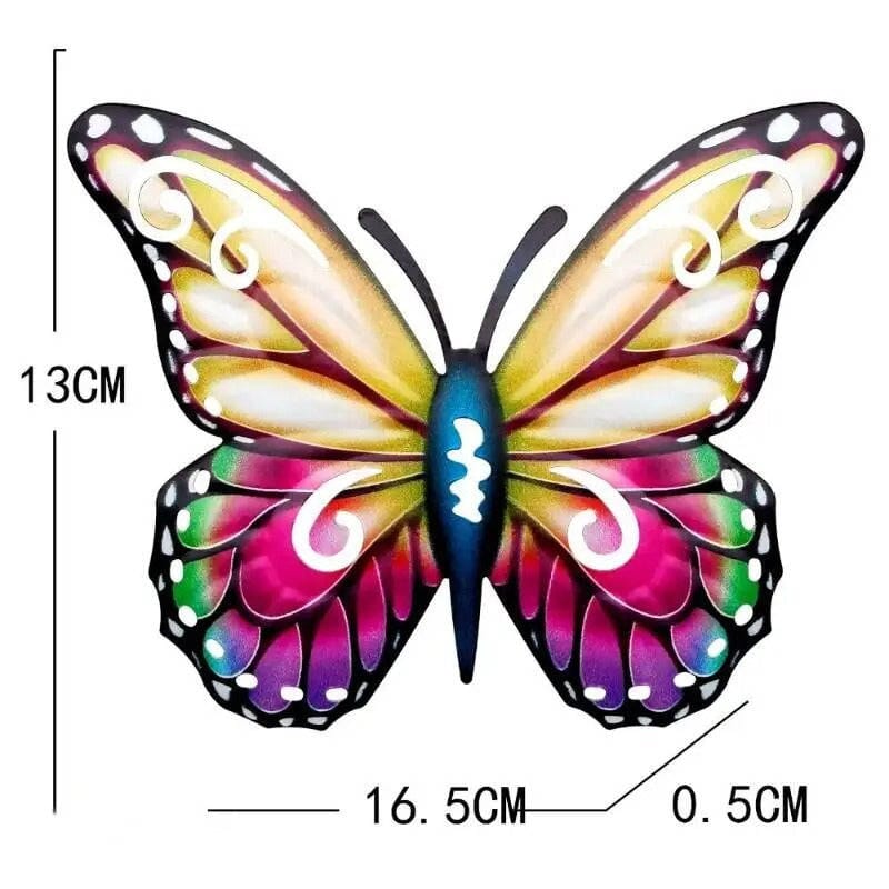 Papillon décoration murale extérieure Jardin d'Orée