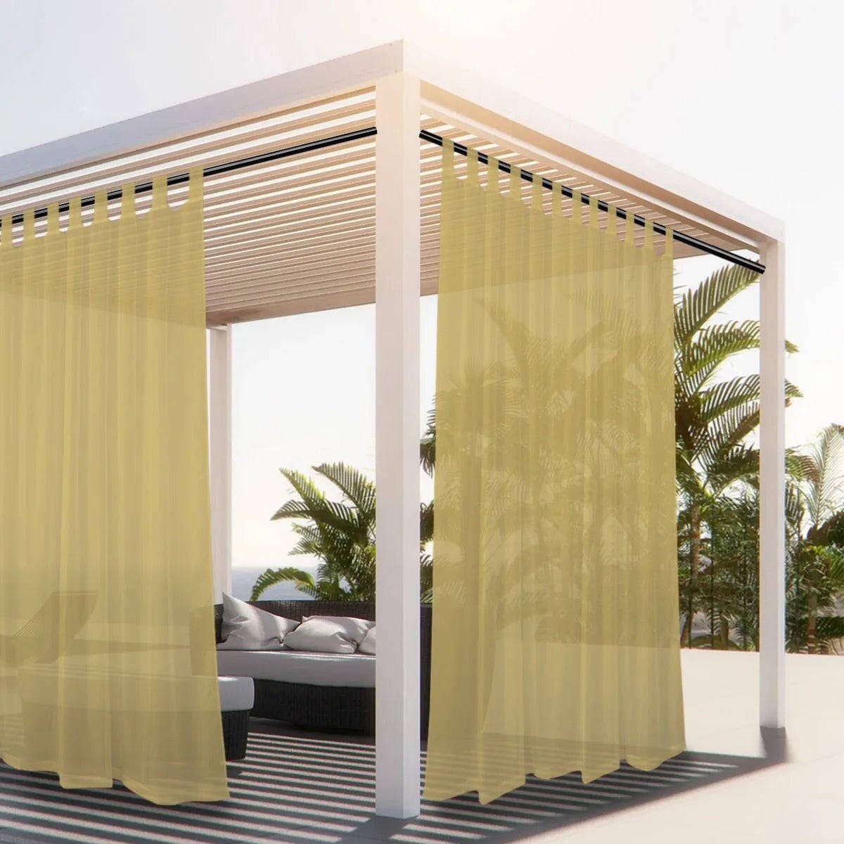 Rideau pour pergola extérieur Jardin d'Orée