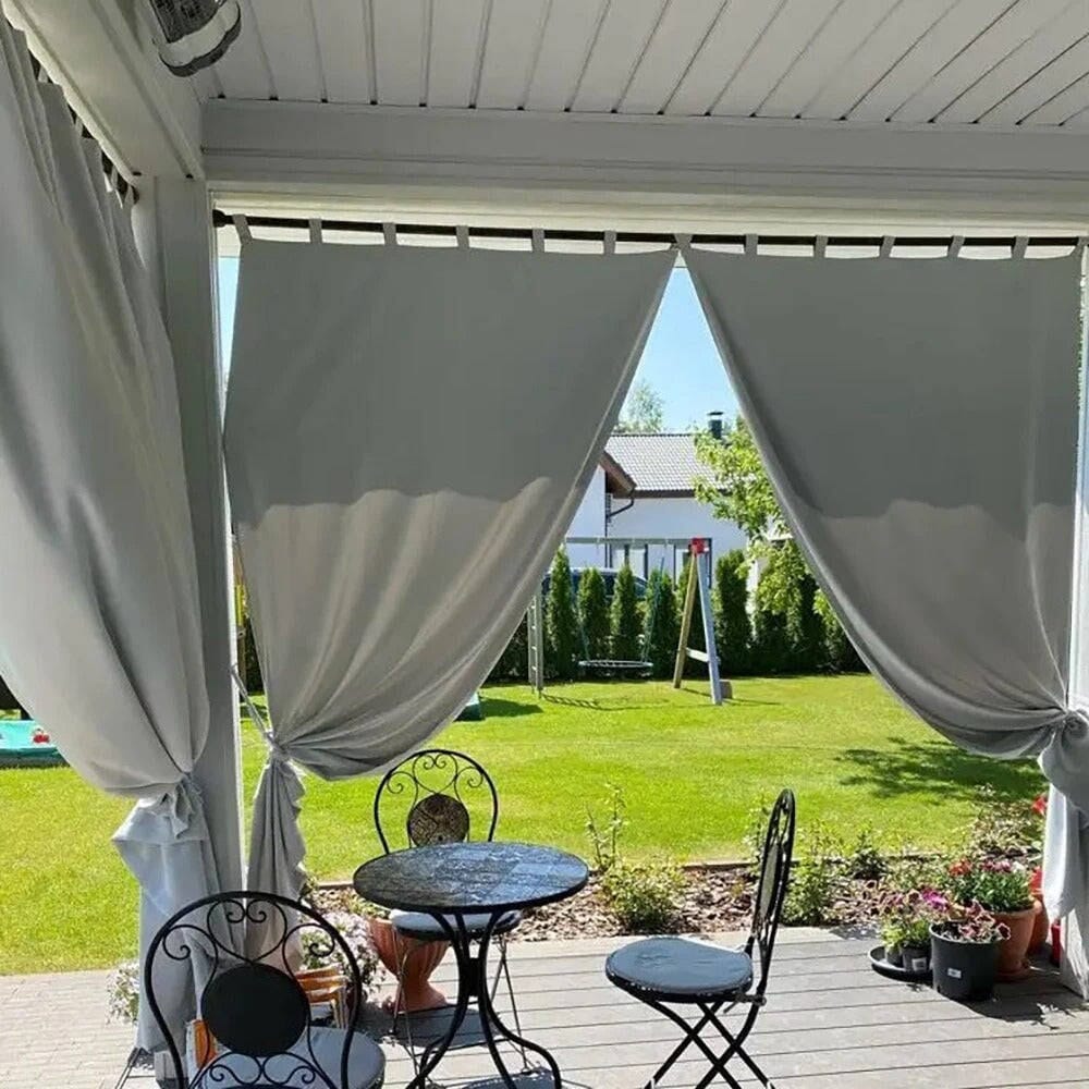Rideaux extérieur pour pergola Jardin d'Orée